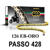 Catena 126EB-ORO 140 maglie passo 428 - Oro YAMAHA TZR 125 1993  -1995